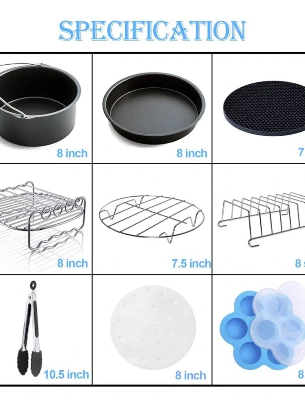 DEMEDO Air Fryer Accessories Kit